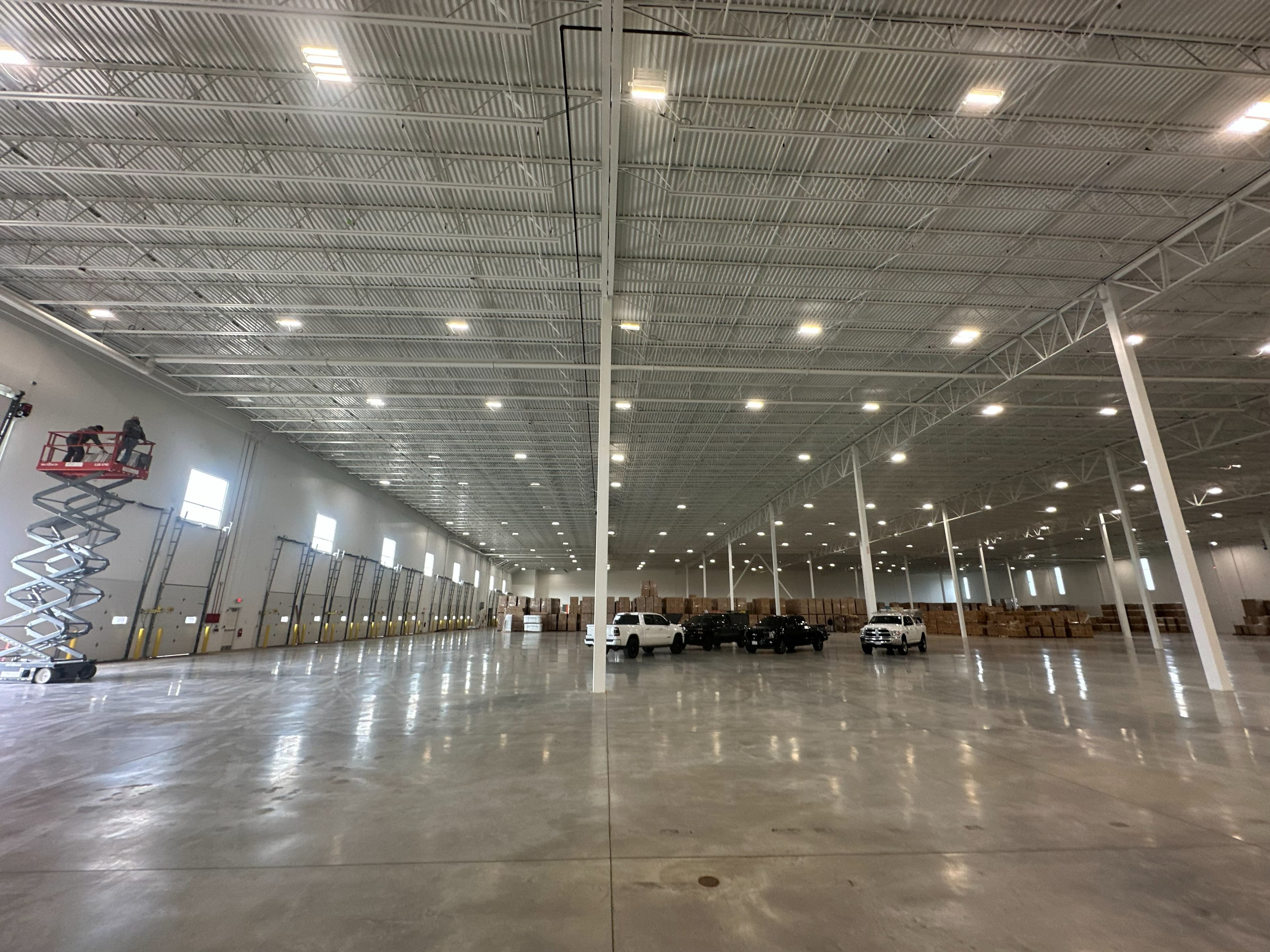 Warehouse Lighting Install